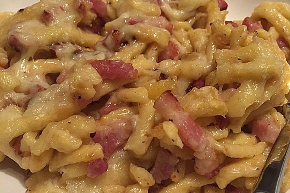 Käse-Spätzle-Auflauf