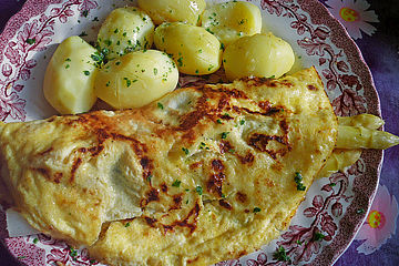 Spargel - Omelett