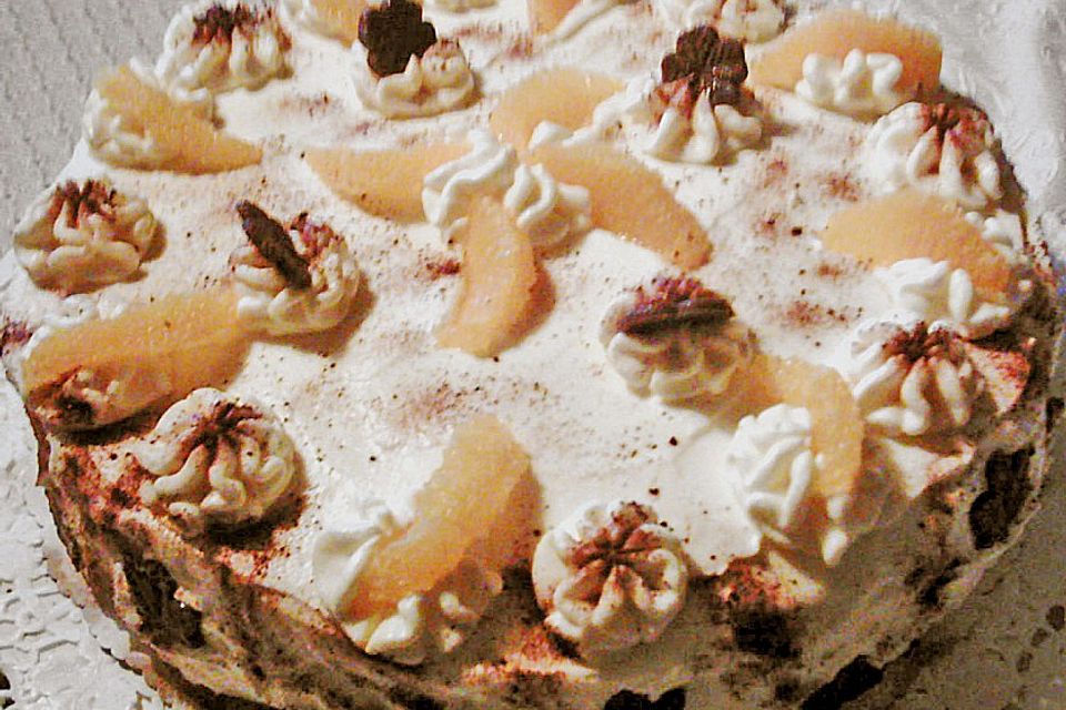 Orangen - Mascarpone - Torte ohne Backen