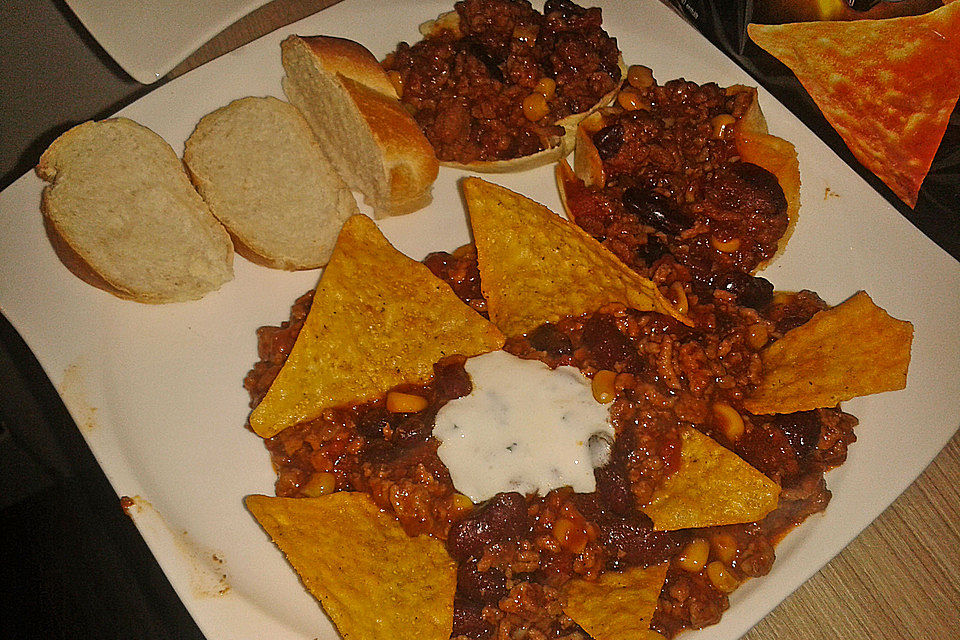 Chili con Carne auf  Tex - Mex - Art