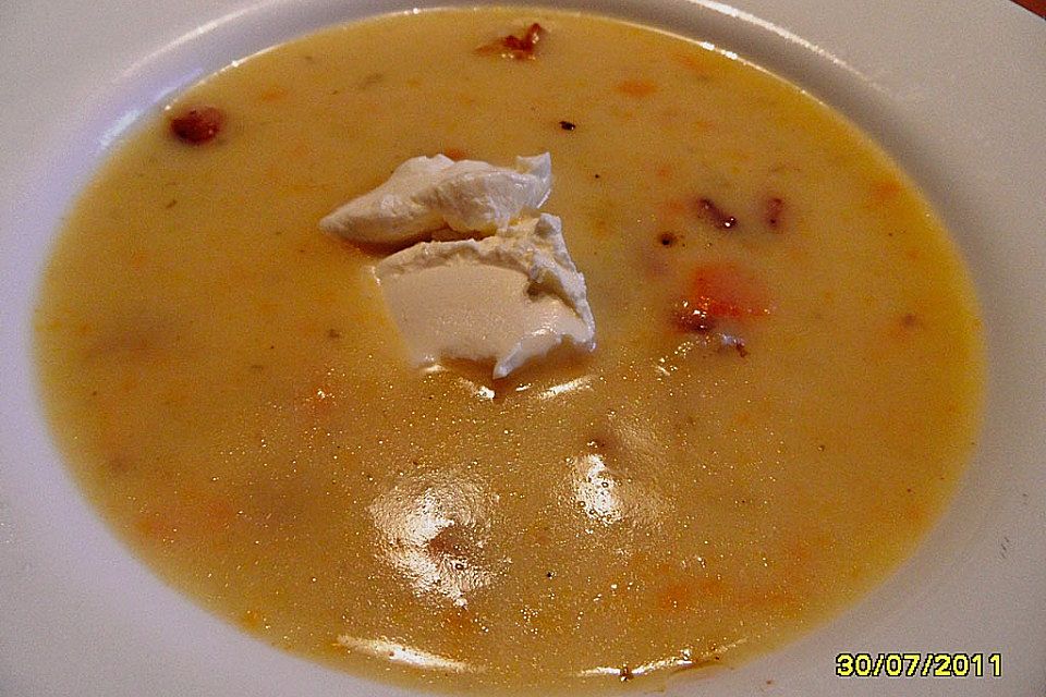 Kartoffelcremesuppe