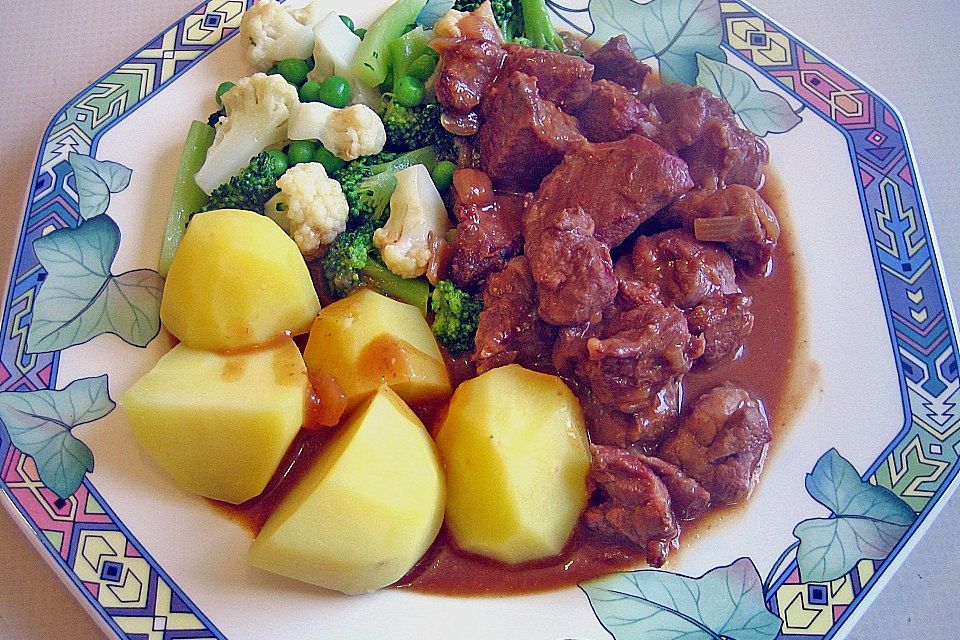 Gulasch von der Heidschnucke