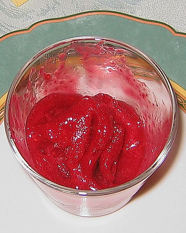 Erdbeer - Limetten - Sorbet