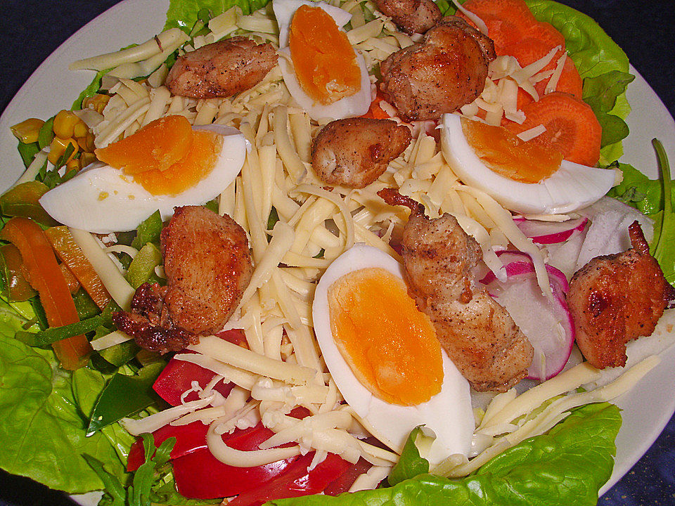 Salatteller mit Putenbrust Neue Welt| Chefkoch