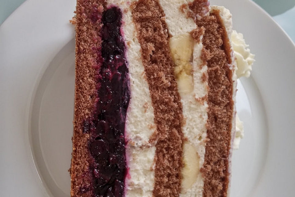 Brombeer - Vanille - Torte Brombeer - Vanille - Torte