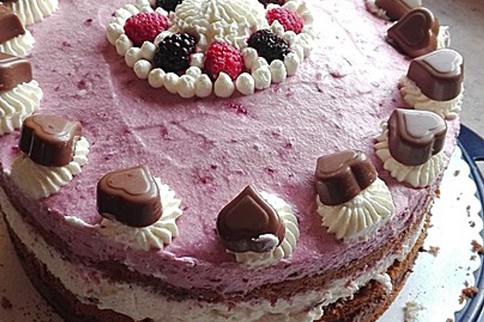 Brombeer - Vanille - Torte Brombeer - Vanille - Torte