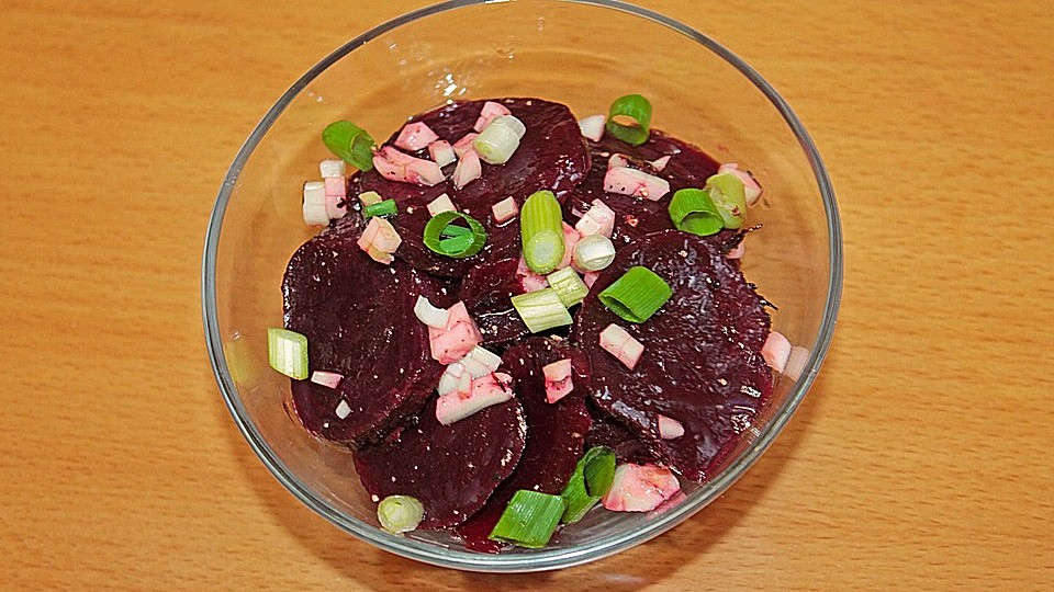 Rote Bete Salat Mit Knoblauch Von Quirli Chefkoch