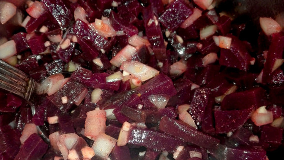 Rote Bete-Salat mit Knoblauch von Quirli Rote Bete-Salat mit Knoblauch von Quirli
