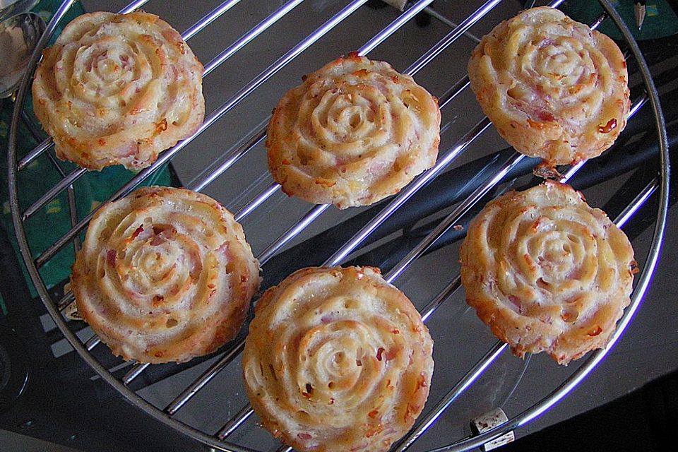 Traumfee`s Käse - Schinken - Muffins