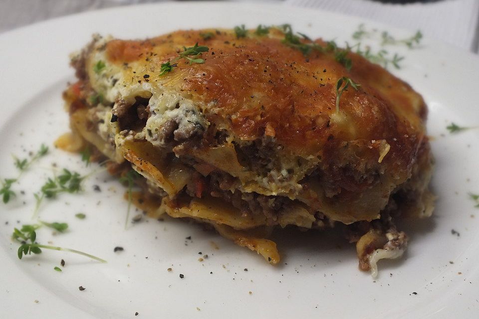 Idiotensichere Lasagne Idiotensichere Lasagne