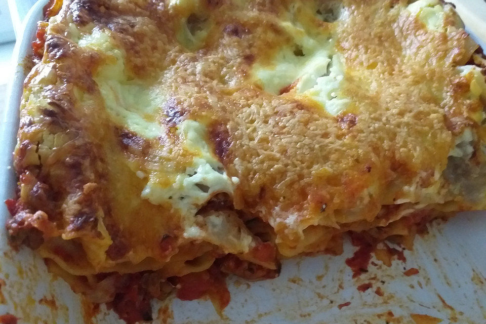 Idiotensichere Lasagne Idiotensichere Lasagne