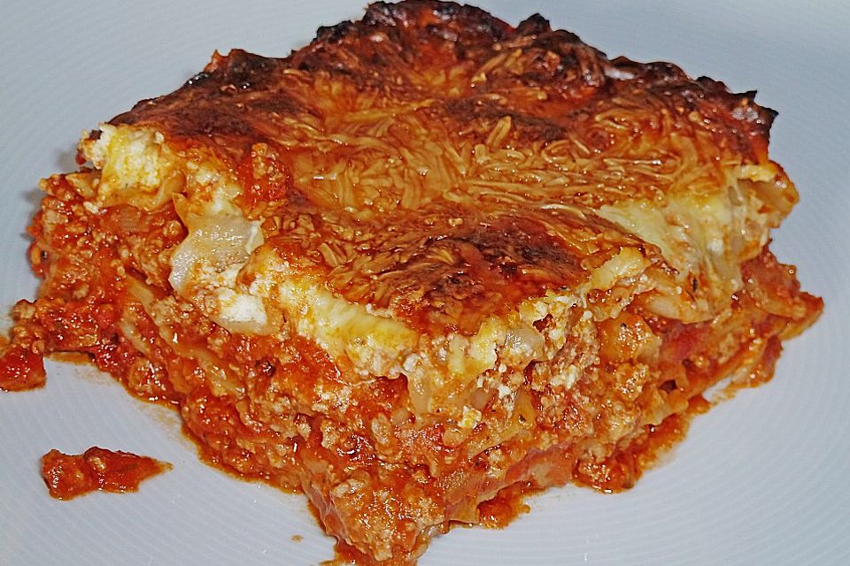 Idiotensichere Lasagne Idiotensichere Lasagne