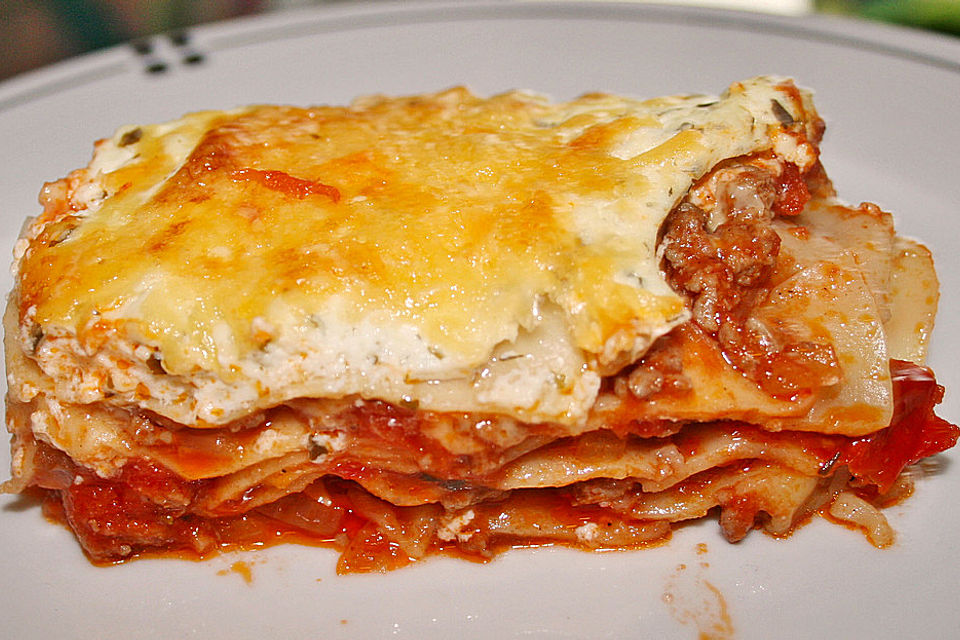 Idiotensichere Lasagne Idiotensichere Lasagne