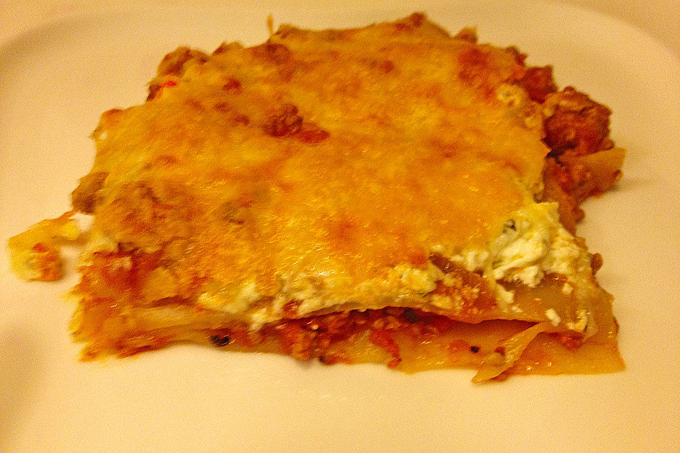 Idiotensichere Lasagne Idiotensichere Lasagne
