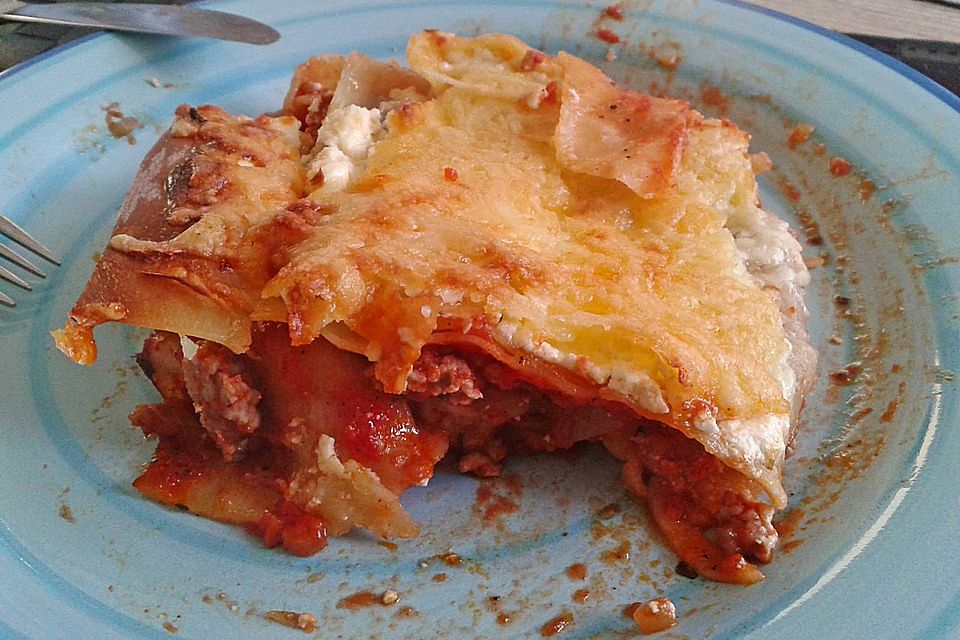 Idiotensichere Lasagne Idiotensichere Lasagne