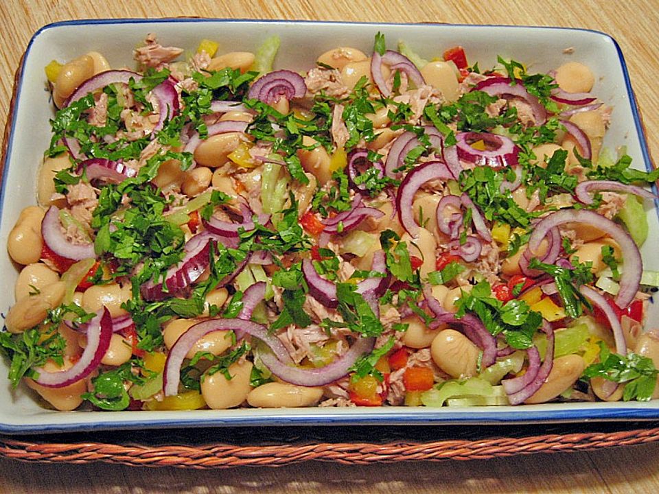Thunfischsalat mit dicken weißen Bohnen von FrlM| Chefkoch