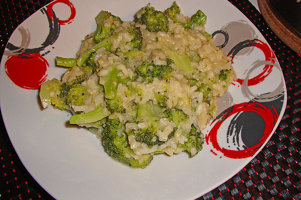 Brokkoli - Risotto mit Ziegenkäse