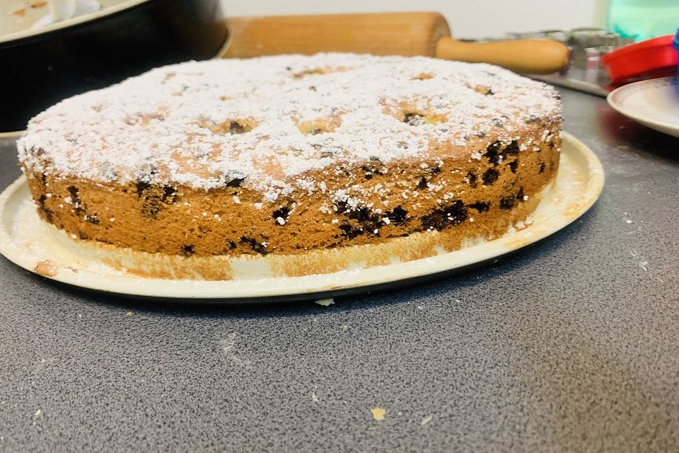 Kirschkuchen aus Rührteig