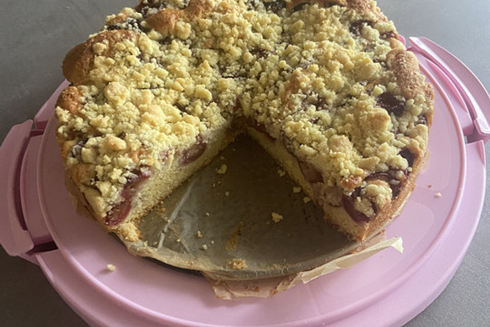 Kirschkuchen aus Rührteig