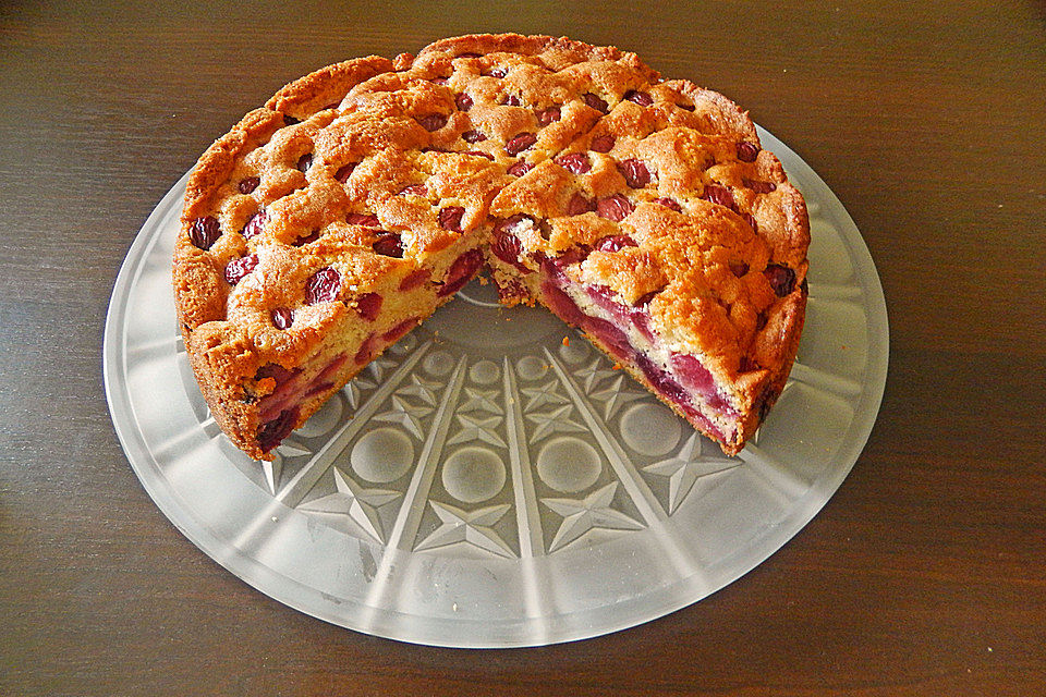 Kirschkuchen aus Rührteig