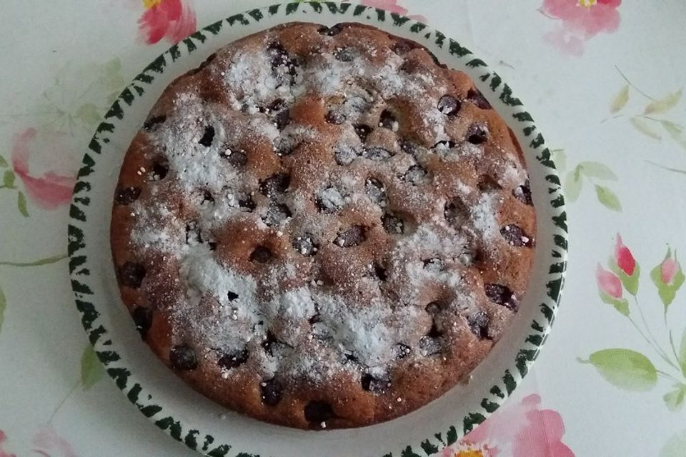 Kirschkuchen aus Rührteig