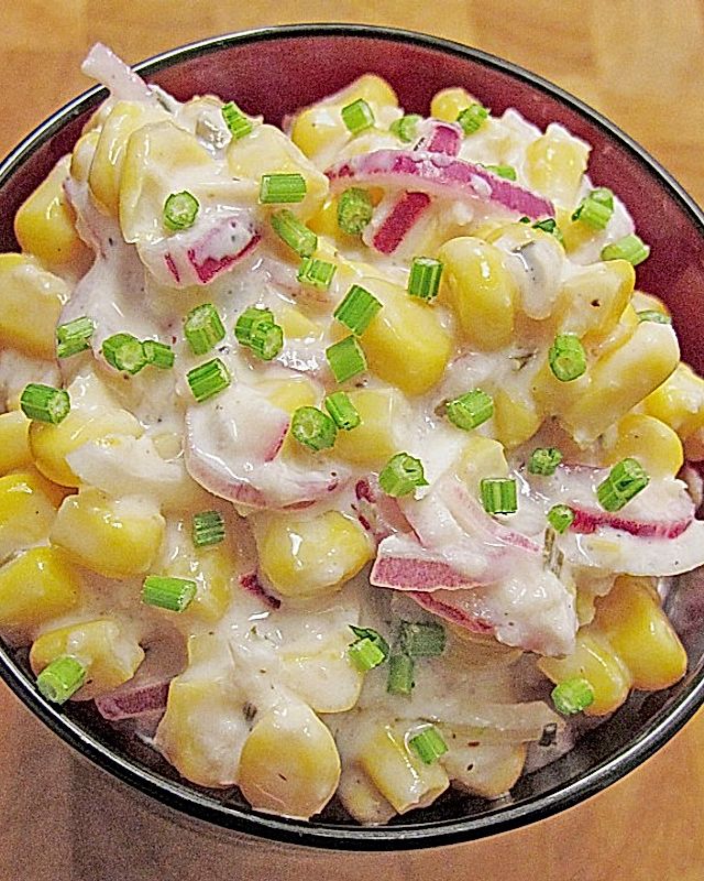 Maissalat mit Meerrettich