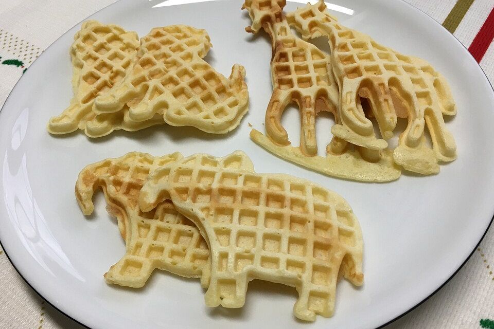 Zauberhafte klassische Waffeln