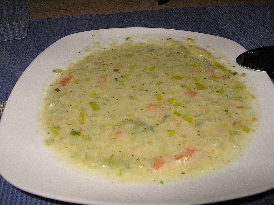 Kartoffel - Lauchcreme Suppe von selinaluca| Chefkoch