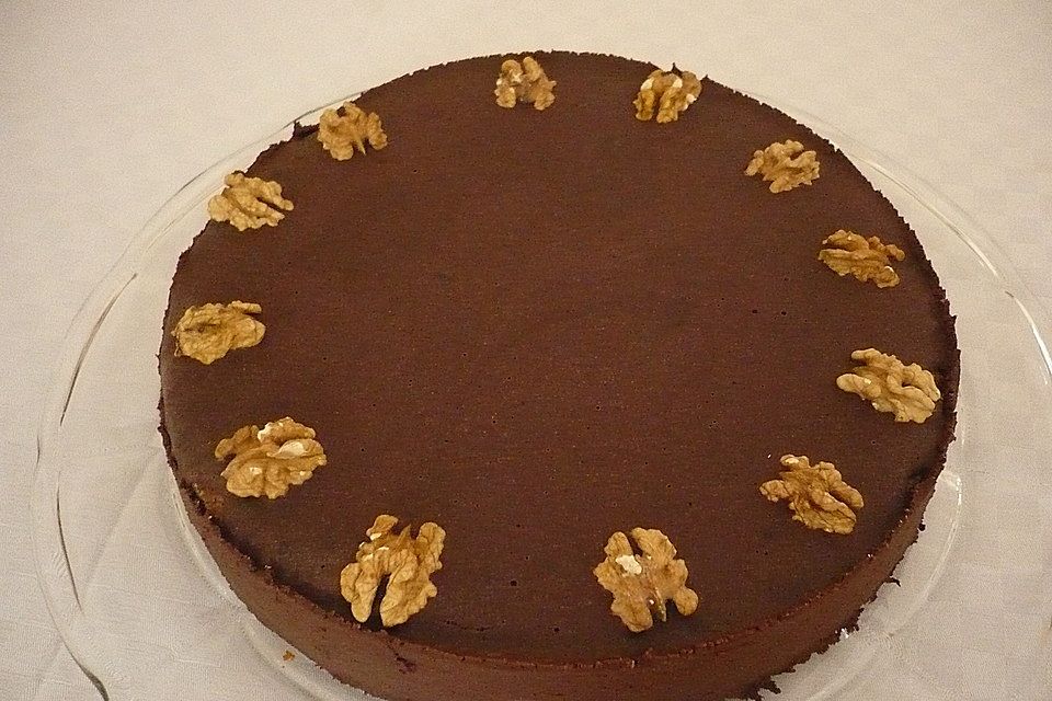 Zauberhafte Schokoladen - Walnuss Torte