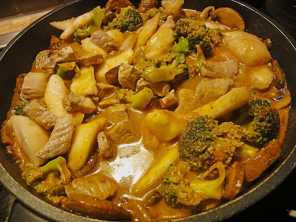 Gelbes Curry mit Pfirsichen von frotz| Chefkoch