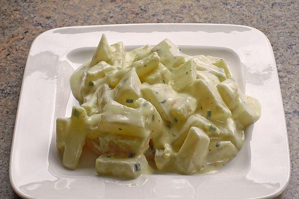 Kohlrabigemüse mit Käsesauce