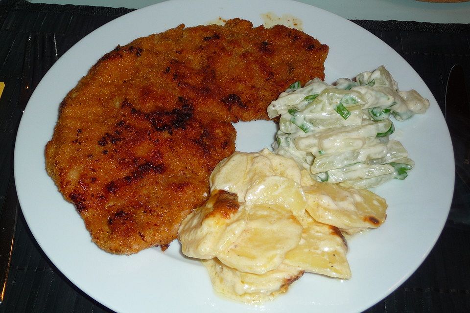 Kohlrabigemüse mit Käsesauce