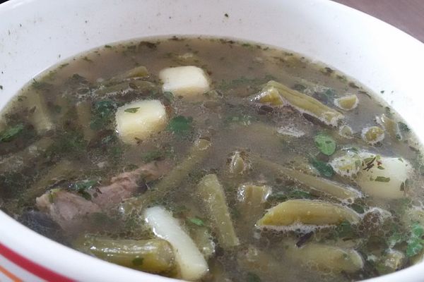 Bohnensuppe süß - sauer