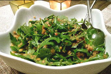 Linsen-Rucola-Salat