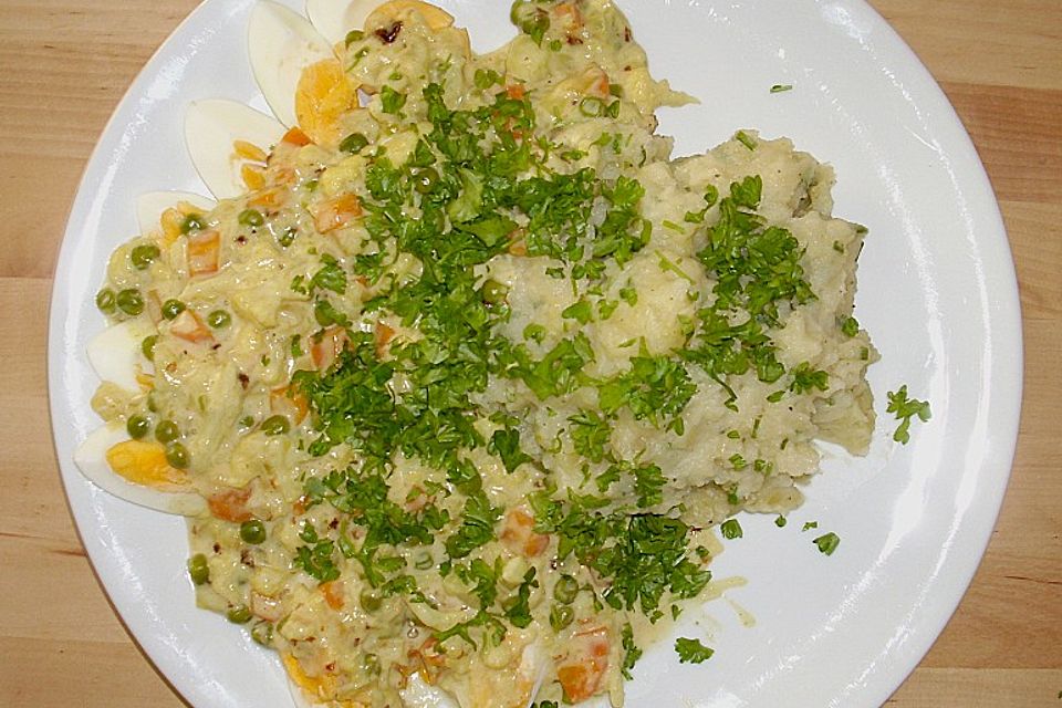 Eier-Blumenkohl-Ragout