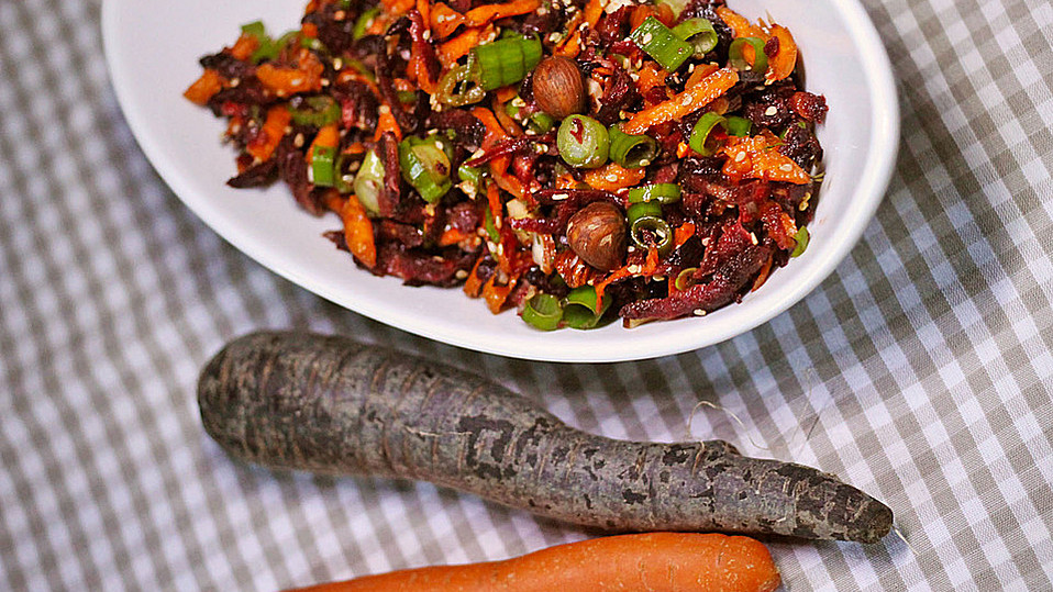 Pikanter Möhrensalat von Koelkast Pikanter Möhrensalat von Koelkast