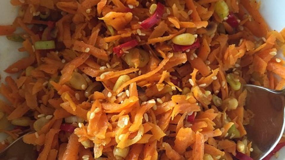 Pikanter Möhrensalat von Koelkast Pikanter Möhrensalat von Koelkast