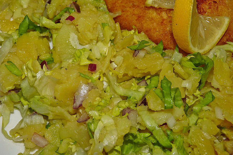 Kartoffelsalat mit Endivie