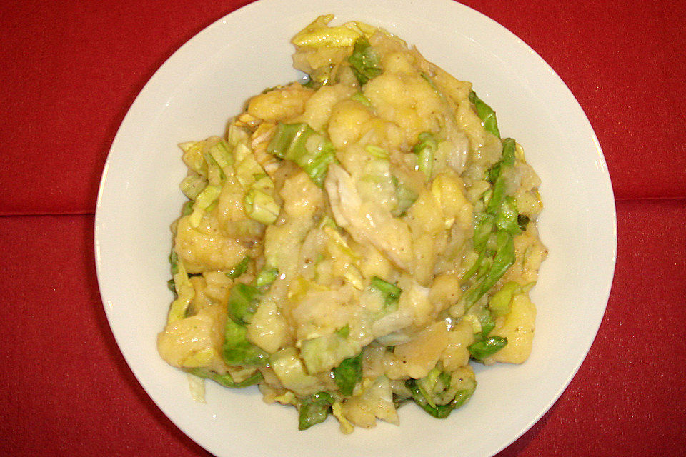 Kartoffelsalat mit Endivie