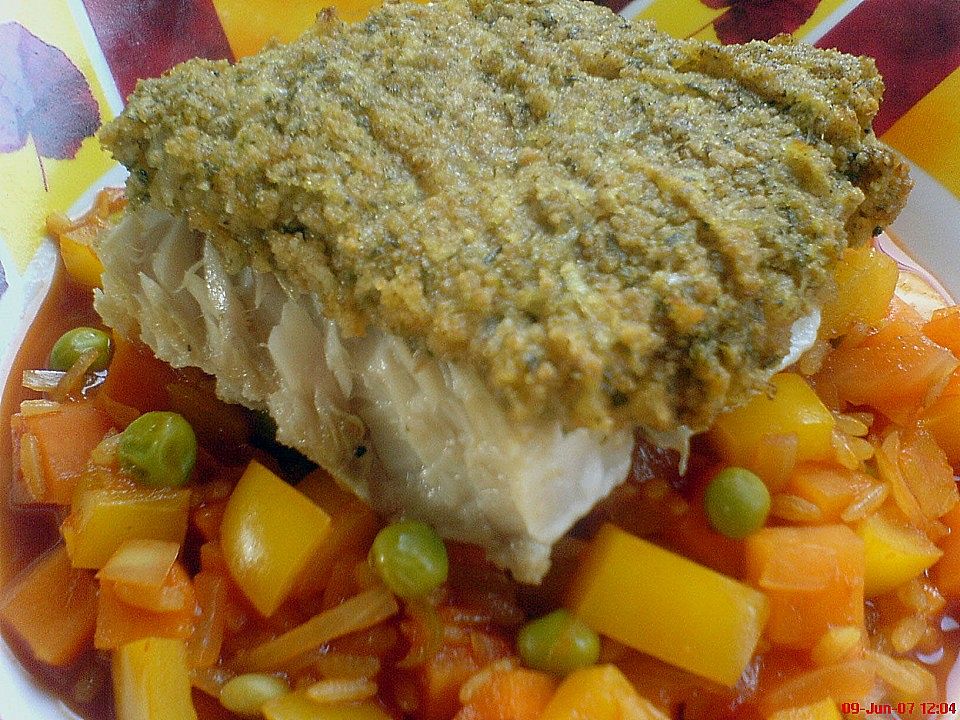 Fisch im Tomatenbett von Koelkast| Chefkoch