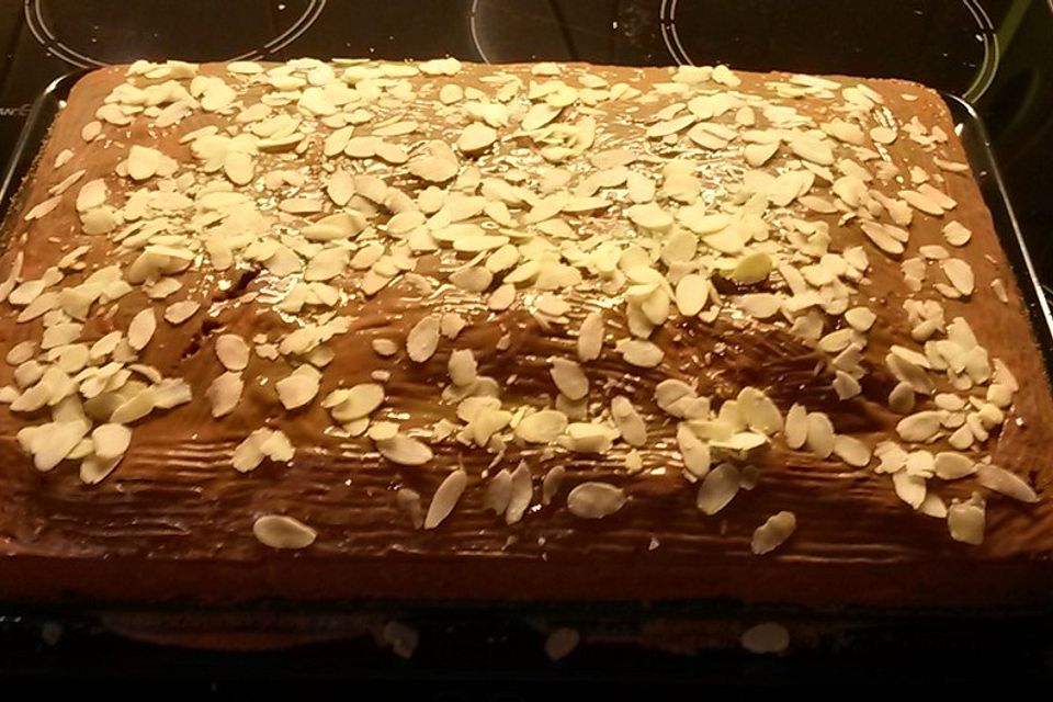 Baileys - Marzipan - Blechkuchen