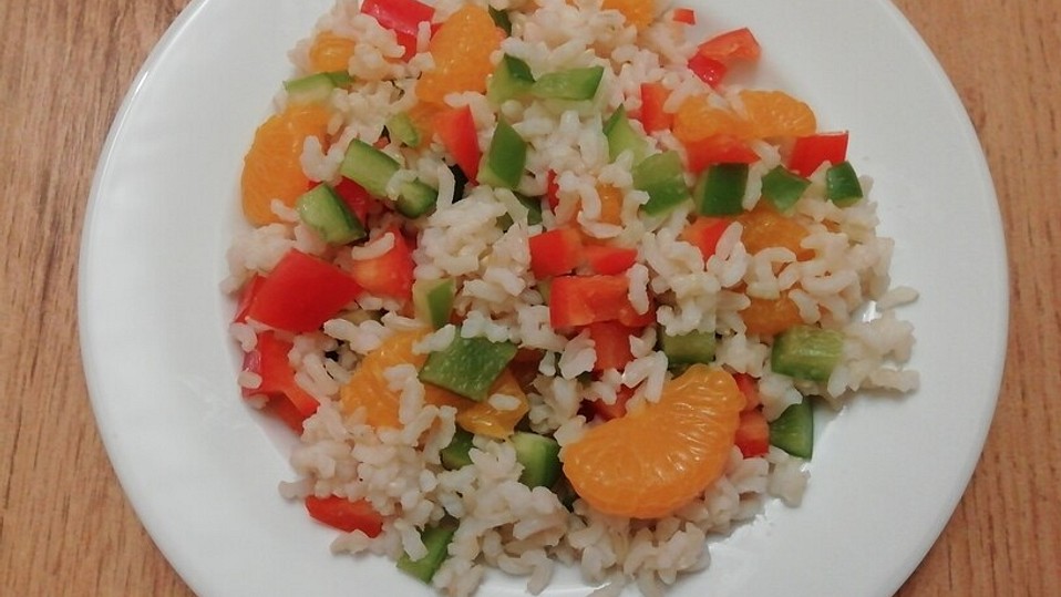 Reissalat mit Mandarinen von mausetierchen