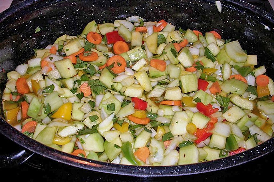 Marinierte Zucchini