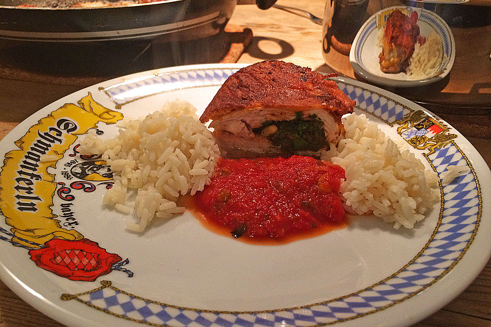 Putenschnitzel mit Parmesankruste