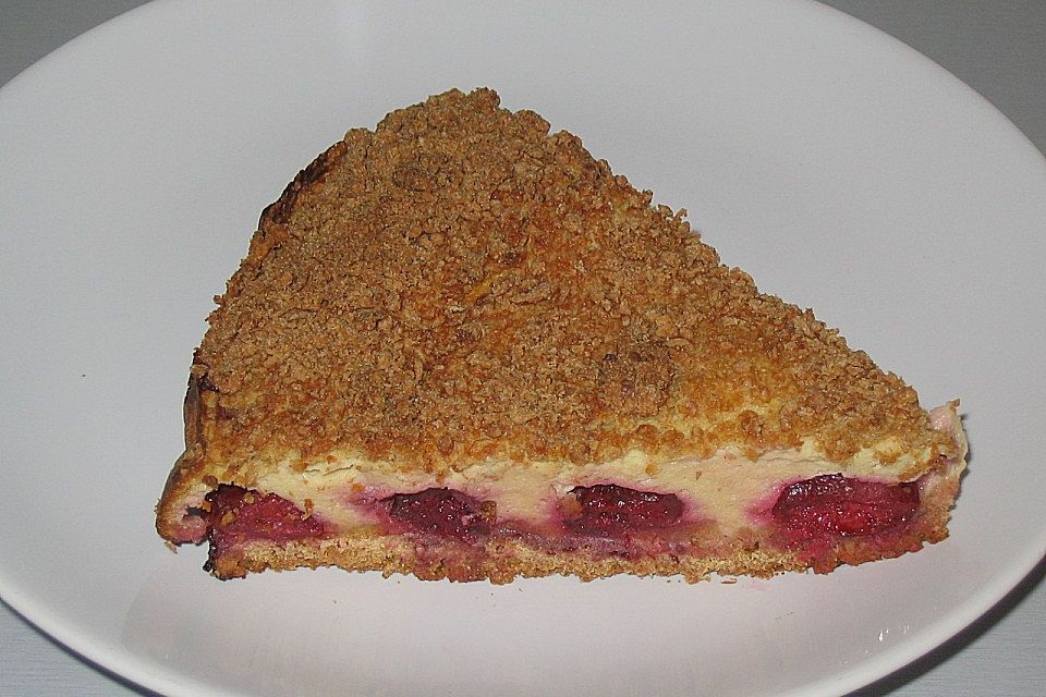 Schnelle Kirsch - Quark - Torte