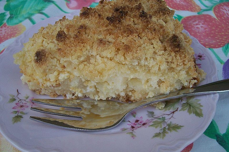 Schnelle Kirsch - Quark - Torte