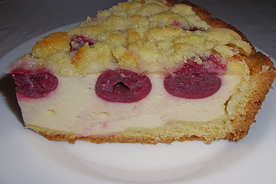 Schnelle Kirsch - Quark - Torte