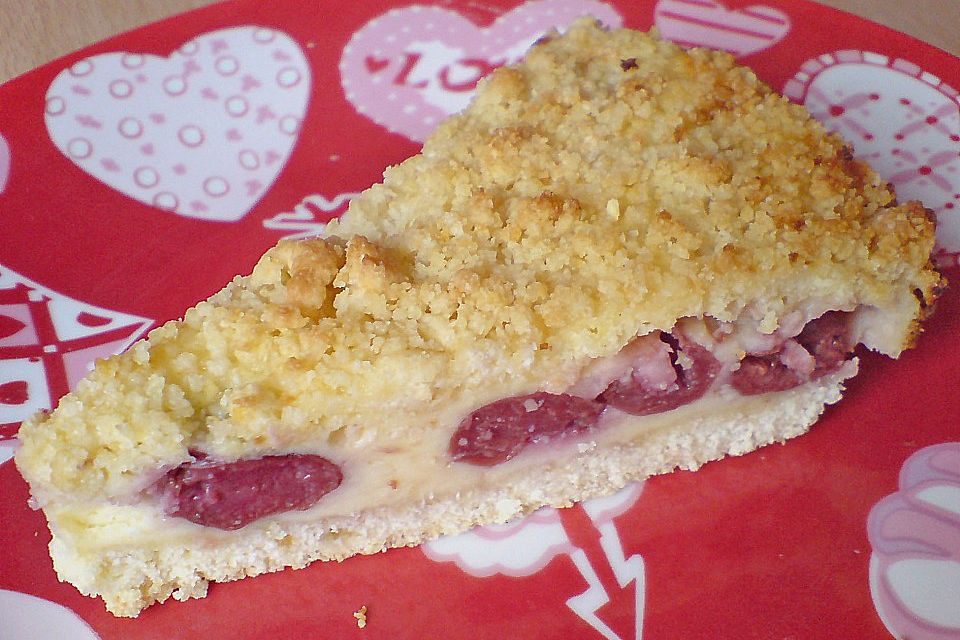 Schnelle Kirsch - Quark - Torte