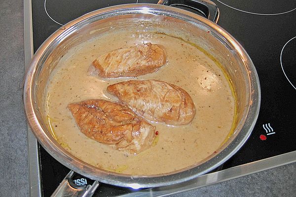 Hähnchen mit Marsala und Knoblauch von Koelkast | Chefkoch