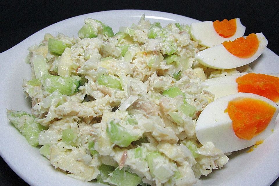 Räucherfischsalat